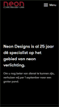 Mobile Screenshot of neondesigns.nl