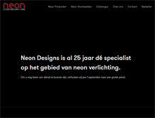 Tablet Screenshot of neondesigns.nl